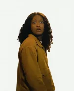 Keke Palmer Tv Series The ‘Burbs Samira Fisher Yellow Cotton Jacket