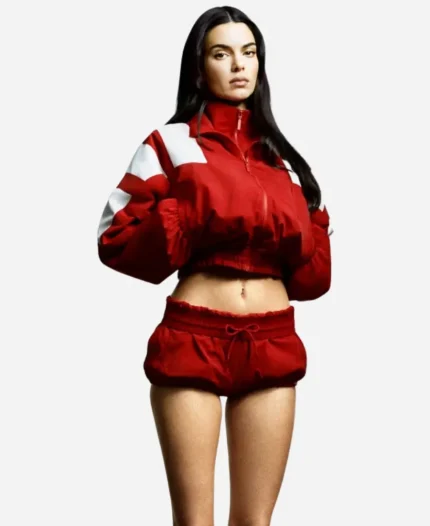Kendall Jenner Adidas 2026 Red Jacket