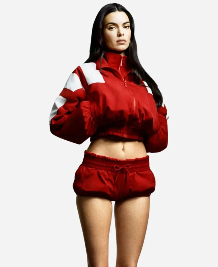 Kendall Jenner Adidas 2026 Red Jacket Kendall Jenner Adidas 2026 Red Jacket