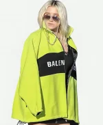 Kesha Balenciaga Green Jacket