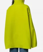 Kesha Balenciaga Windbreaker Oversized Green Jacket