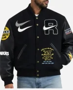 Kevin Durant 75th NBA All Star Game USA Stripes Black Jacket