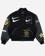 Kevin Durant 75th NBA All-Star Game USA Stripes Black Varsity Jacket
