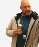 Kevin James Movie Solo Mio 2026 Matt Taylor Beige Hooded Jacket