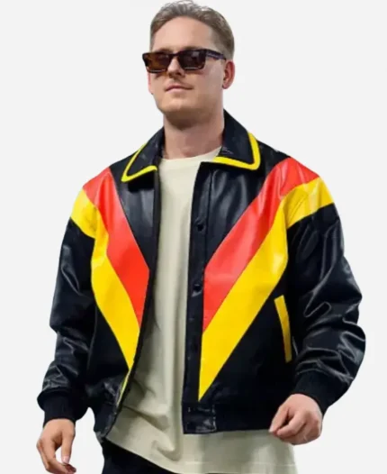 Kevin Lankinen Canucks Leather Jacket