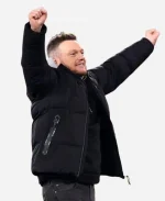 Kim Hellberg Sky Bet Championship Black Puffer Hooded Jacket