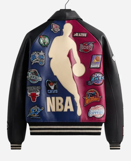 Kith & AVIREX NBA All-Star Black Bomber Jacket