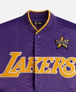 Kith NBA All-Star Los Angeles Lakers Bomber Jacket - Purple