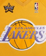 Kith NBA All-Star Los Angeles Lakers yellow Samuel Shirt - Jacket Era