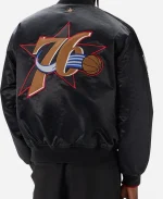 Kith NBA All-Star Philadelphia 76ers Bomber Jacket - Black