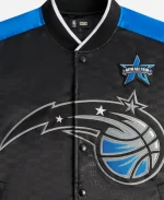 Kith for NBA All-Star 2026Orlando Magic Black Bomber Jacket