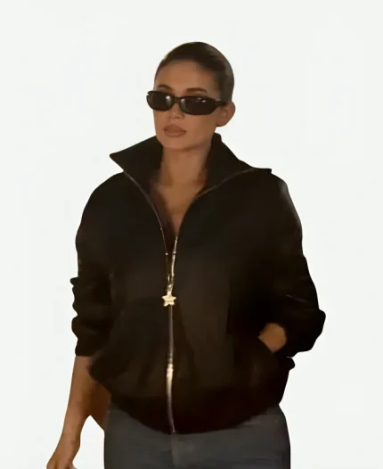 Kylie Jenner LA Event Leather Jacket