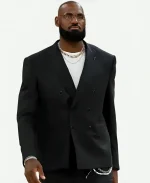 LeBron James Warriors V Lakers Black Blazer
