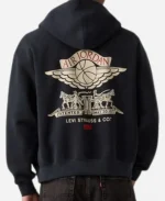 Levi’s x Jordan 2026 Black Full-Zip Hoodie