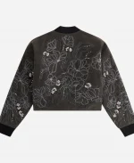 Lisa x Kith Spring 2026 Elara Embellished Black Bomber Jacket