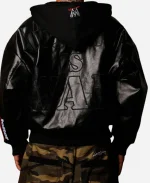 Loiter x WWE Raw Is War Black Hooded Jacket