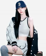 MLB Spring 2026 Pro Baseball Aespa Karina New York Varsity Jacket