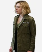 Maddie Nears Green Cotton Jacket