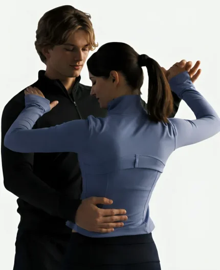 Madelyn Keys Tv Series Finding Her Edge Adriana Russo Blue Jacket