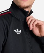 Manchester United x Adidas Black Track Top Jacket