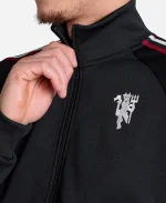 Manchester United x Adidas Track Jacket - Black
