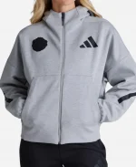 Manchester United x Adidas Z.N.E. Grey Hoodie