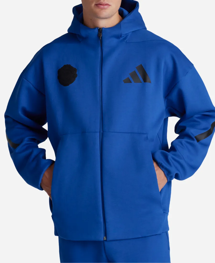 Manchester United x Adidas Z.N.E. Hooded Track Jacket Manchester United x Adidas Z.N.E. Hooded Track Jacket