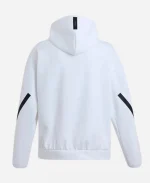 Manchester United x Adidas Z.N.E. White Full Zip Track Hooded Jacket