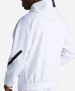 Manchester United x Adidas Z.N.E. White Track Hooded Jacket
