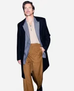 Matt Bomer New York City 2026 Wool Overcoat