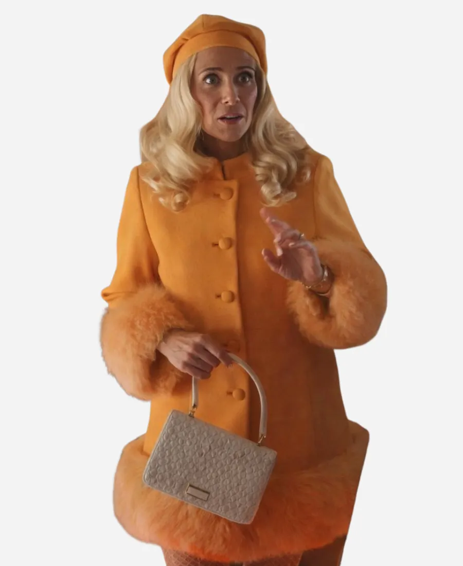 Maxine Simmons Palm Royale S02 Fur Trim Coat Maxine Simmons Palm Royale S02 Fur Trim Coat