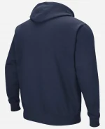 Men's University of Michigan Wolverines Sunrise Navy Blue Hoodie