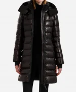 Meredith Forlenza Finding Her Edge Camille St. Denis Black Puffer Jacket