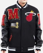 Miami Heat Mashup Varsity Jacket