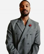 Michael B. Jordan Oscars 2026 Nominees Luncheon Suit - Grey
