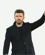 Michael Carrick West Ham United vs Manchester United Premier League Wool OverCoat