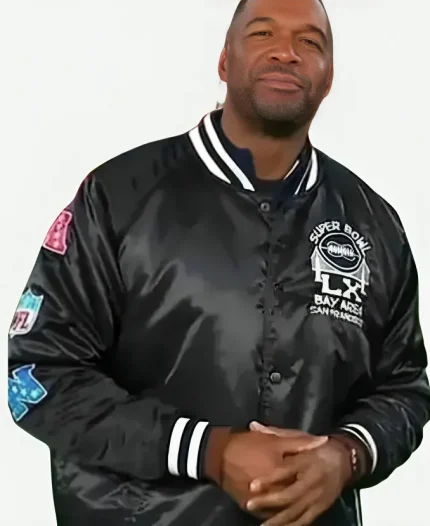 Michael Strahan Good Morning America Varsity Jacket