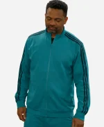 Mike Epps The Upshaws S07 Blue Jacket