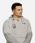 Mike MacDonald Super Bowl LX Opening Night Grey Half Zip Jacket
