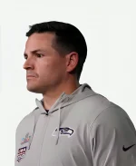 Mike MacDonald Super Bowl LX Opening Night Half Zip Jacket In Grey