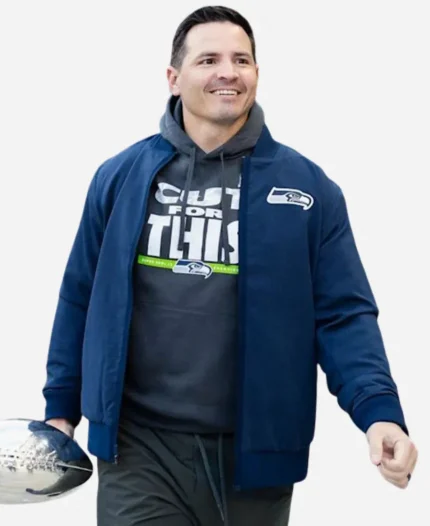 Mike Macdonald Seahawks Super Bowl LX Champions Parade Bomber Jacket