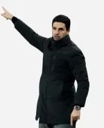 Mikel Arteta Arsenal F.C. Vs Wigan Athletic F.C Puffer Jacket - Black