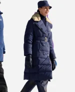 Milano Cortina 2026 Victory Ceremony Navy Blue Coat