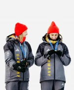 Milano Cortina 2026 Winter Olympics Opening Ceremony Adidas Team Germany Hooded Jacket