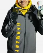 Milano Cortina 2026 Winter Olympics Opening Ceremony Team Germany Grey Hooded Jacket