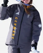 Milano Cortina 2026 Winter Olympics Opening Ceremony Team Germany Hooded Jacket In Grey
