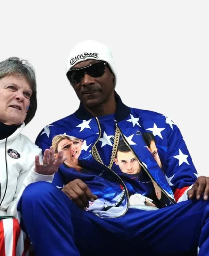 Milano Cortina 2026 Winter Olympics Snoop Dogg Blue Bomber Jacket