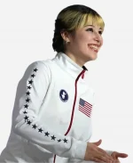 Milano Cortina 2026 Winter Olympics Team USA Alysa Liu White Jacket
