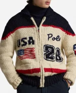 Milano Cortina 2026 Winter Olympics Team Wool Shawl Cardigan