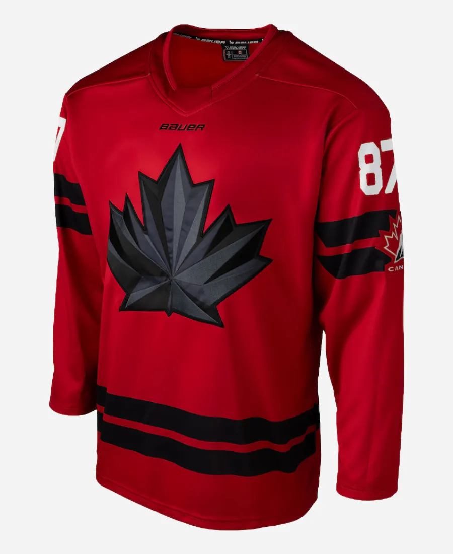 Milano Cortina Olympic 2026 Sidney Crosby Ice Hockey Team Canada Red Jersey Milano Cortina Olympic 2026 Sidney Crosby Ice Hockey Team Canada Red Jersey
